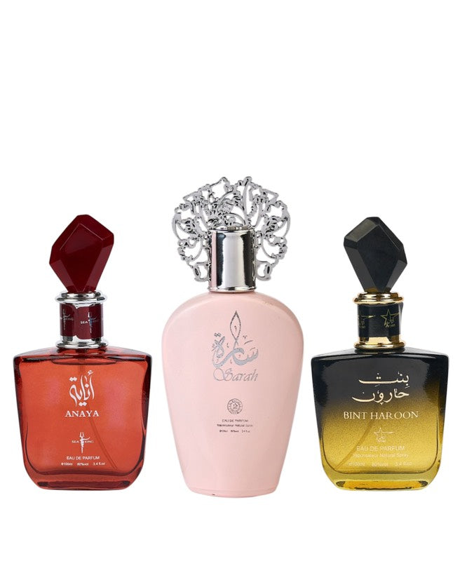 Set 3 Parfumuri Orientale de Dama - Anaya + Sarah + Bint Haroon