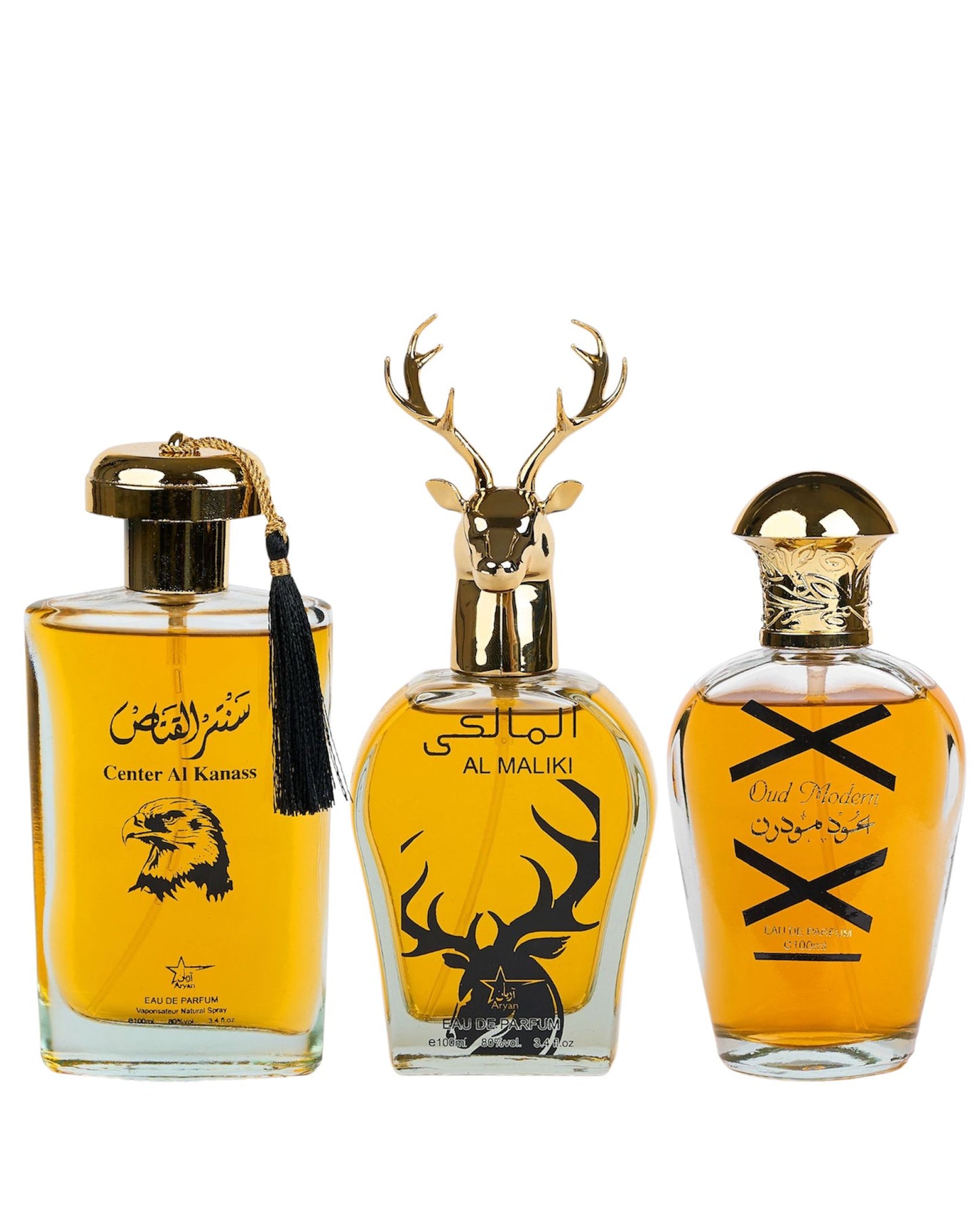Set 3 Parfumuri Orientale De Barbati - Center al Khannas + Maliki + Oud Modern