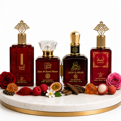 Set 4 Parfumuri Orientale De Dama - Al Khaleej + Sama Al Emarat + Lailat Al Ahlam + Lamast