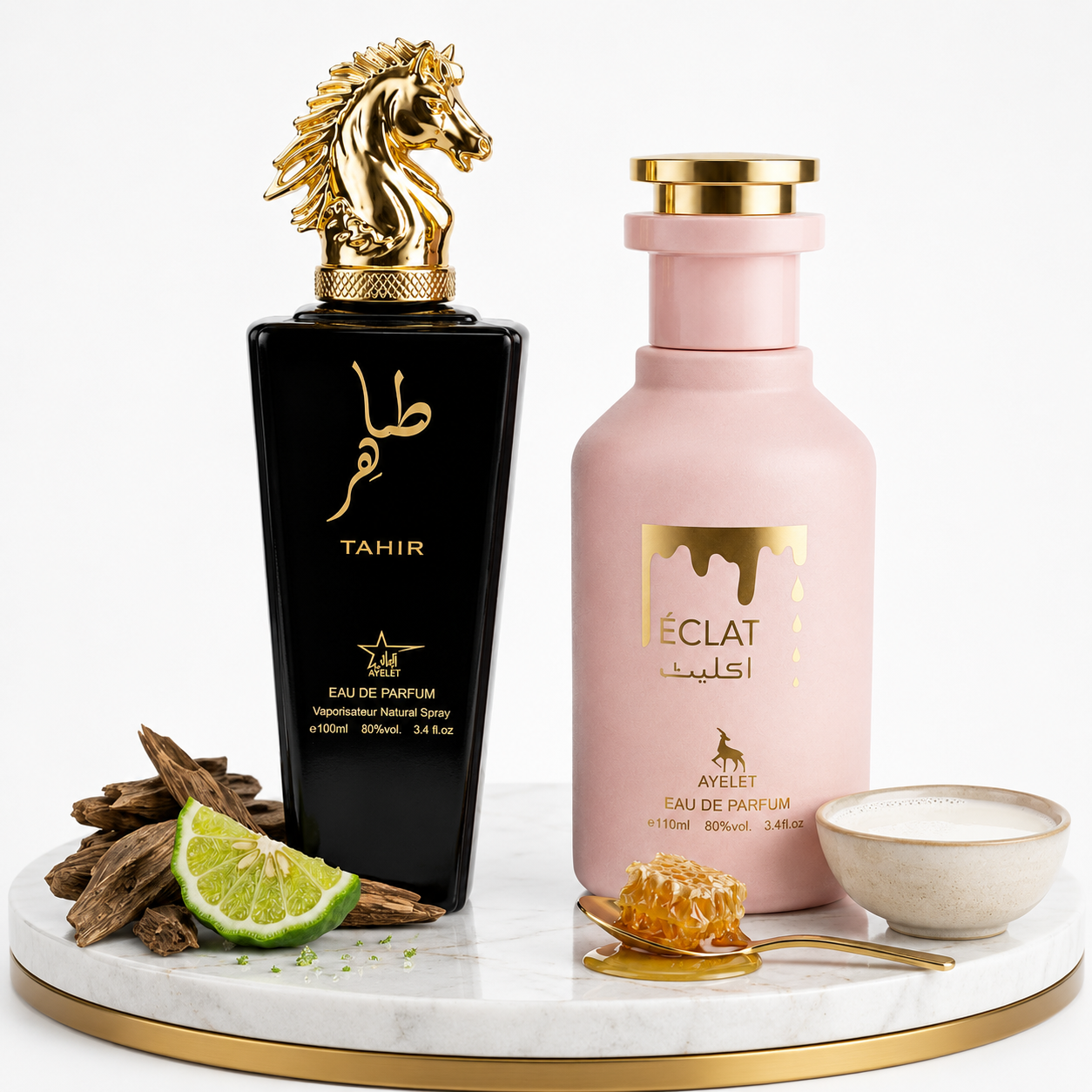 Set 2 Parfumuri Orientale (1x Barbat + 1x Dama) 100ML - Tahir + Eclat