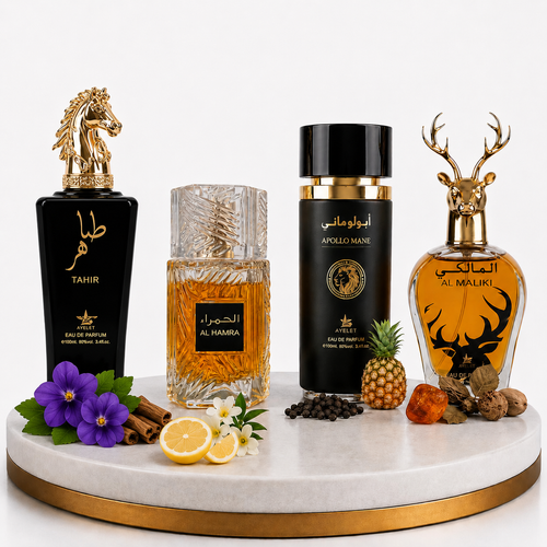 Set 4 Parfumuri Orientale Barbati 100ML - Tahir + Al Hamra + Apollo Mane + Al Maliki
