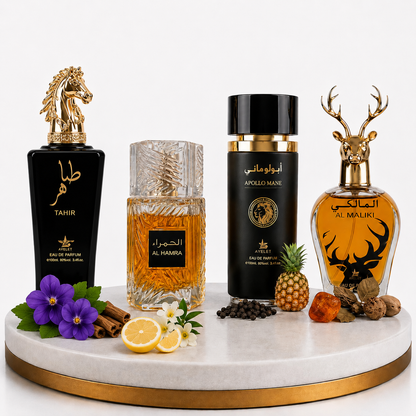 Set 4 Parfumuri Orientale Barbatesti 100ML - Tahir + Al Hamra Royal + King Lion + Maliki