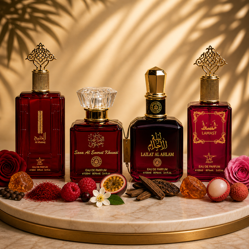 Set 4 Parfumuri Orientale De Dama - Al Khaleej + Sama Al Emarat + Lailat Al Ahlam + Lamast