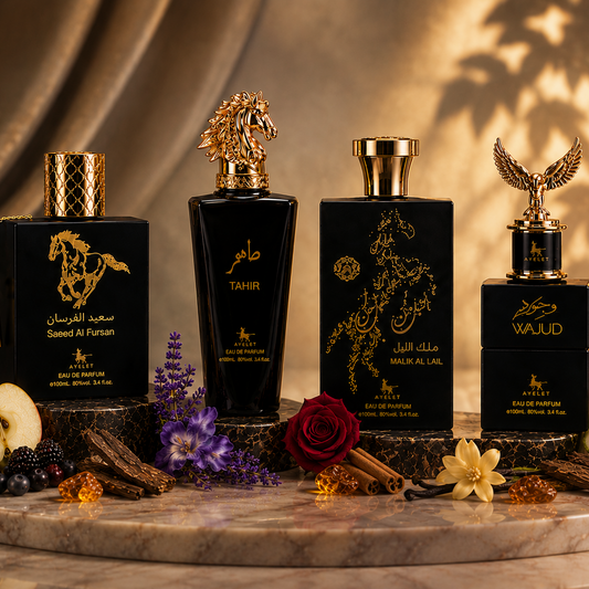 Set 4 Parfumuri Orientale De Barbati 100ML - Saeed Al Fursan + Tahir + Malik Al Lail + Wajud