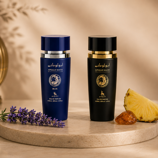 Set 2 Parfumuri Orientale De Barbati - Apollo Mane Blue + Apollo Mane Black