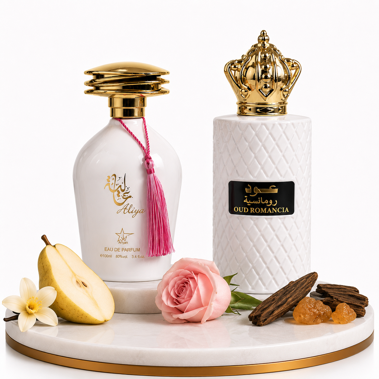 Set 2 Parfumuri Orientale De Dama - Aliya + Oud Romancia