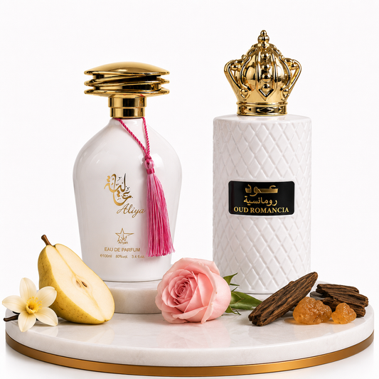 Set 2 Parfumuri Orientale De Dama - Aliya + Oud Romancia