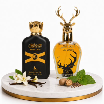 Set 2 Parfumuri Orientale Barbat 100ML - King Lion + Maliki