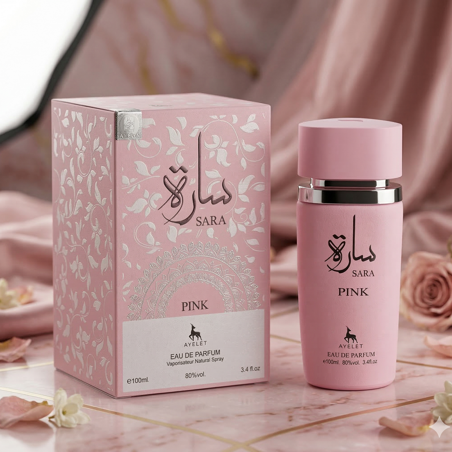 Set 4 Parfumuri Orientale 100ML (2 Dama + 2 Barbati) - Sara Candy + Apollo Mane Black+ Apollo Mane Brown+ Sara Pink
