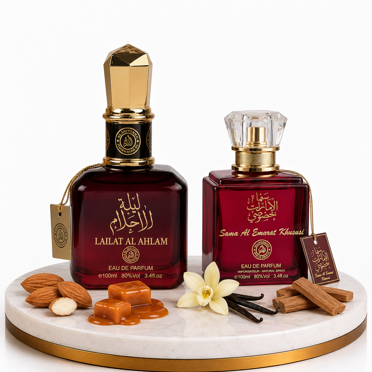 Set 2 Parfumuri Orientale Dama 100ML -  Lailat Al Ahlam + Sama Al Emarat Khususi