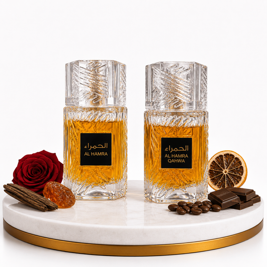 Set 2 Parfumuri Orientale (Dama + Barbat) 100 ML - Al Hamra + Al Hamra Qahwa