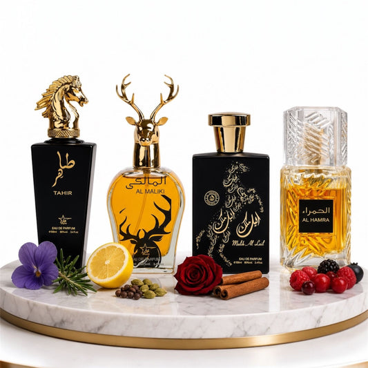 Set 4 Parfumuri Orientale Barbatesti 100ML - Tahir + Al Hamra Royal + Malik al Lail + Maliki