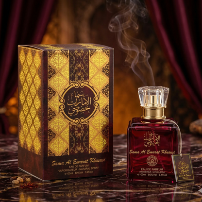 Set 4 Parfumuri Orientale de Dama 100ML - Sara Candy + Lailat Al Ahlam + Sara Pink + Sama Al Emarat Khususi
