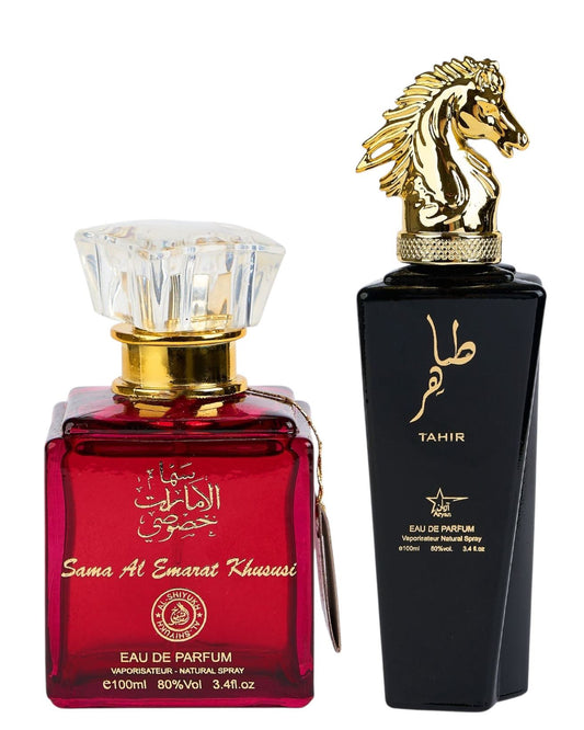 Set 2 Parfumuri Orientale (Dama + Barbat) - Sama Al Emarat + Tahir