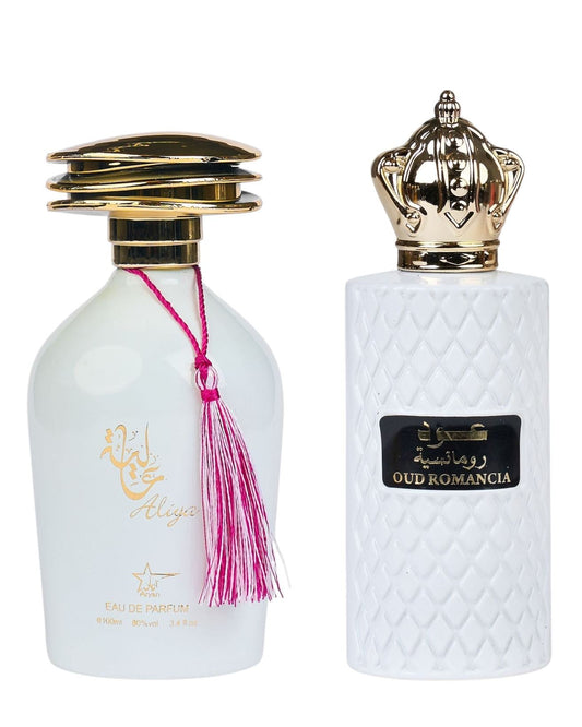 Set 2 Parfumuri Orientale De Dama - Aliya + Oud Romancia