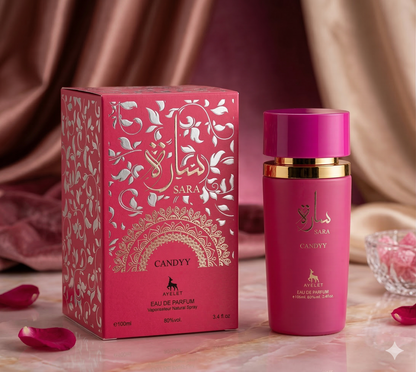 Set 4 Parfumuri Orientale ( 2xDama + 2xBarbat) - Sara Candy + Apollo Black + Apollo Blue + Sara Pink